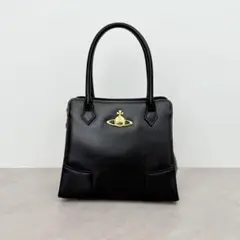 【極美品】ヴィヴィアンウエストウッド ハンドバッグ ナイロン オーブ 黒 A4可 Vivienne Westwood ヴィヴィアンウエストウッド トートバッグ YASMINE