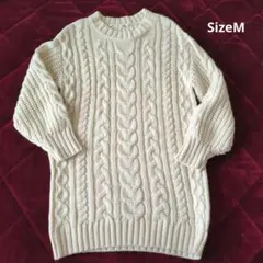ニット Mサイズ クリーム色