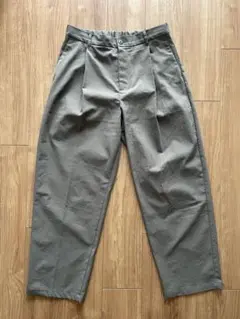 無印良品　撥水ストレッチチノタックワイドパンツ　XLサイズ　ブラウン