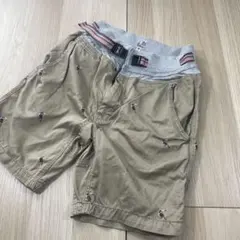 ゴースローキャラバン トゥカン柄 ショートパンツ ハーフパンツ カーキ サイズ3のサムネイル