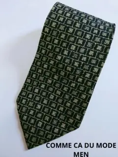 COMME CA DU MODE MEN ネクタイ ダークグリーン