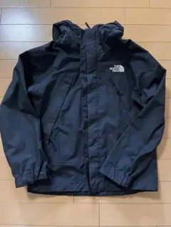 1THE NORTH FACE 黒 ナイロンジャケット フード付き 150cm