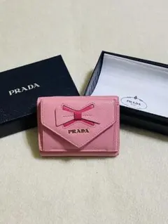 2026年最新】PRADA カラー：ピンク系 レディース 三つ折り財布の人気