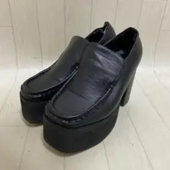 GRL 厚底ボリュームローファー ブラック 22.5cm