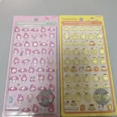 【正規品】マイメロ　ポムポムプリン　ボンボンドロップシール　2枚　コンビニ不可