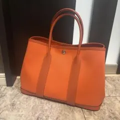 エルメス　HERMES ガーデンパーティーtpm オレンジ系　Y刻印のサムネイル