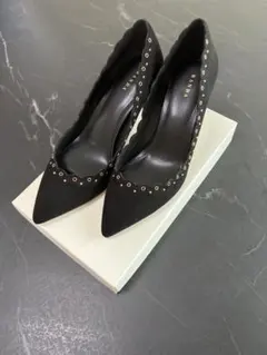 RANDA スカラップ パンプス ブラック 25cmのサムネイル