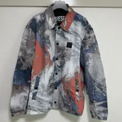DIESEL ディーゼル B-COACH-OUT 総柄 コーチジャケット XL