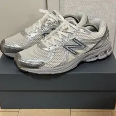 New Balance ML860GO2スニーカーホワイト/シルバー26.5cm