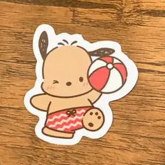 スシロー　はぴだんぶいコラボピック　 日焼けポチャッコ