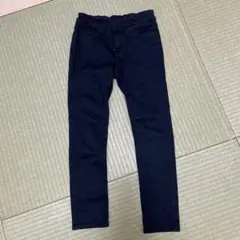 140センチ　H&Mスキニーデニム　ブラック