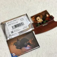 鬼滅の刃　全方位　水の呼吸　バッジ　アクリルスタンドセット