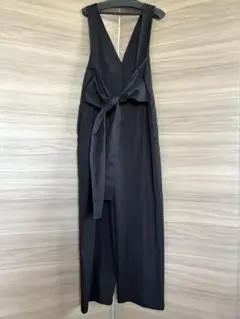 ◇GALLARDAGALANTEリボンオールインワン　ブラック◇つなぎサロペット