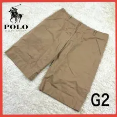 送料無料！ ポロラルフローレン アースカラー ゆるたぼ 綿パン ハーフパンツ