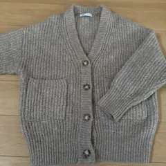 ZARA ベージュ カーディガン