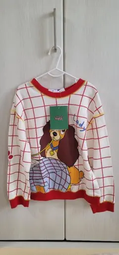 【新品】 バースデイ わんわん物語 NANAコラボ チェック柄 トレーナー