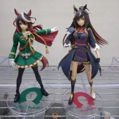 ウマ娘　一番くじ　ドゥラメンテ　シンボリルドルフ　フィギュア