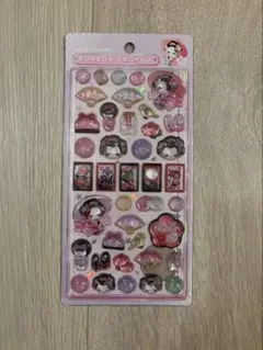 ボンボンドロップシール　和柄　舞妓さん　正規品　まとめ売り歓迎