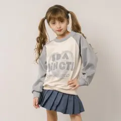 アーバンチェリー　ハートプリントデザインラグラントレーナー　120 グレー