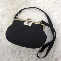 ✨️極美品✨️G3sewing がま口　ショルダーバッグ 黒