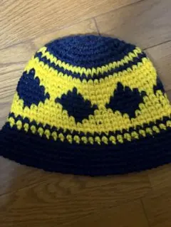 ハンドメイド　バケハニット