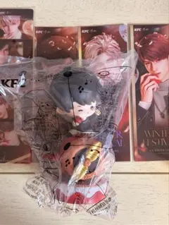 【恋と深空】KFC バーレル3個＆カード3枚(セイヤ、レイ、ホムラ)＆カバー2枚 2025年最新】Kfc 恋と深空の人気アイテム - メルカリ