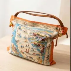 美品✨ TREASURE トプカピ トートバッグ キャンバス 地図 バンダナ 
