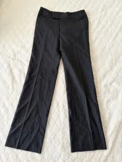 洋服の青山　ビジネス　美ライン　I.M.G.N 濃グレー　ストライプ　７号