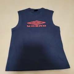 UMBRO ネイビーノースリーブTシャツ