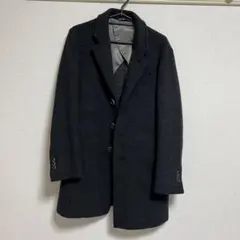 黒 チェスターコート