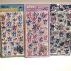 サンスター文具　ボンボンドロップシール　スティッチ　プチドロップ　カミオジャパン