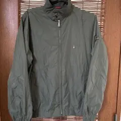 ☆美品☆Hush Puppiesのグリーン薄手ブルゾンM