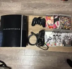 PlayStation 3 CECHH00 本体 コントローラー　ゲーム5本