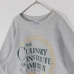 チャンピオン リバースウィーブ M 刺繍タグ  スウェット 90s 企業ロゴ