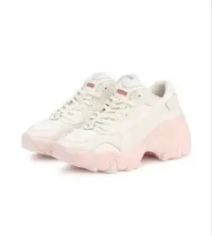 PUMA ホワイト/ピンク スニーカーパルサーウェッジウィメンズ