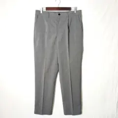 グレンチェック柄 イージースラックスパンツ 春夏 L