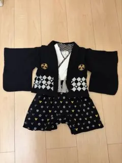 ミッキー 袴風ロンパースセット 60cm 2回着用