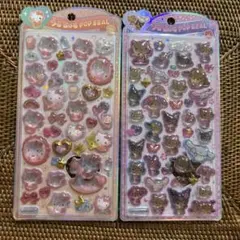 うるちゅるPOPSEAL ハローキティ　日焼けサンリオキャラクターズ　２枚セット