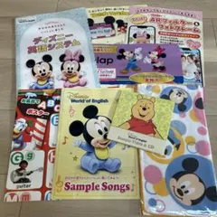 【ディズニー英語システム】サンプル お風呂でABC、ハンカチ、ビデオ&CD など