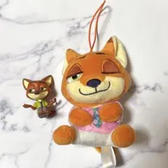 ズートピア ニック ぬいぐるみストラップ ガチャガチャ