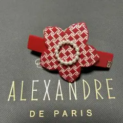 アレクサンドルドゥパリ お花バレッタ　6㎝