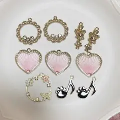ハンドメイド　パーツ　チャーム　セット
