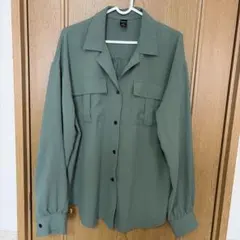 SHEIN dazy オリーブ色 シャツ L 長袖
