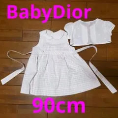 Baby Dior ボレロ付きノースリーブワンピース 90cmのサムネイル