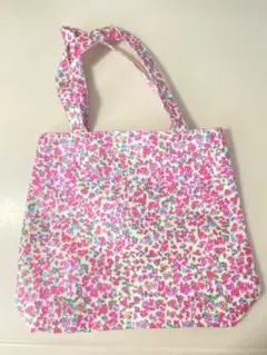 花柄トートバッグ ピンク系