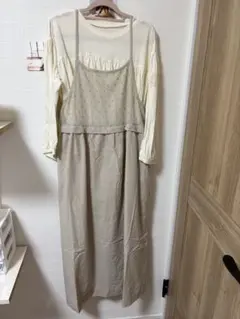 ゆべし×Samansa Mos2 インナー付キャミワンピ