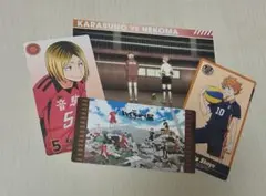 ハイキュー ゴミ捨て場の決戦 チケット風カード 研磨 日向
