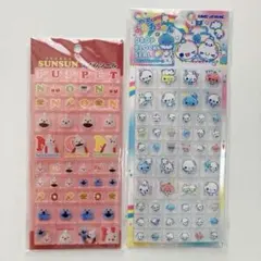 正規品　タイルシール　パペットスンスン　あわわちゃん　ノンノン