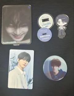 ENHYPEN JUNGWON 缶バッジ、アクリルスタンドセット