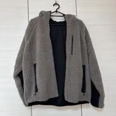 フード付きボアジャケット　メンズM